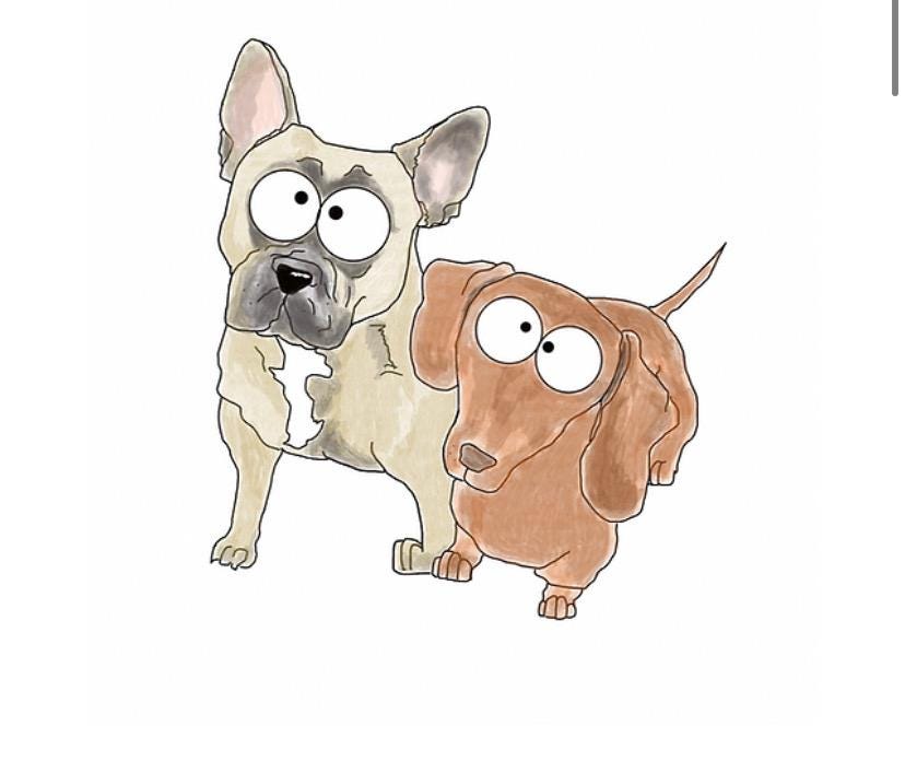 Illustration up to 2 characters