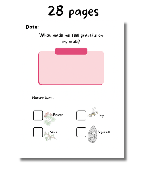 Kids 27 page dog walking diary